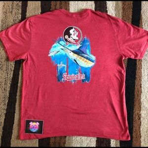 FLORIDA SEMINOLES - FSU - GUY HARVEY - XL T-SHIRT